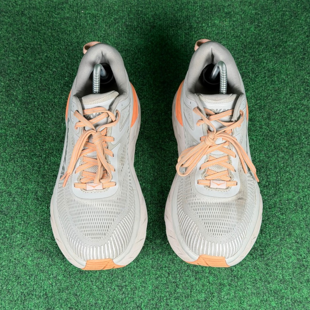 Hoka One One Bondi 7 Womens 10.5 Running Shoe Harbor Mist Shark Athletic Outdoor - Picture 7 of 11